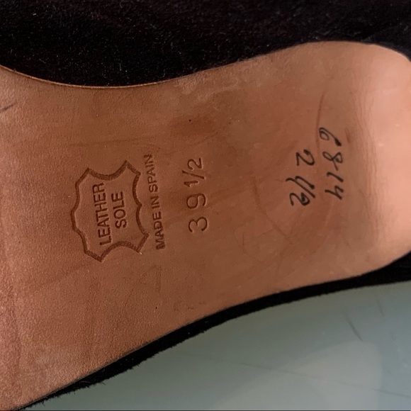 Vintage black shoes with like diamonds - Picture 7 of 10